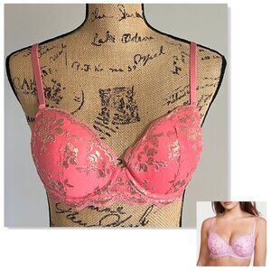 Victoria's Secret Dream Angels Lined Demi Bra Sz 34C